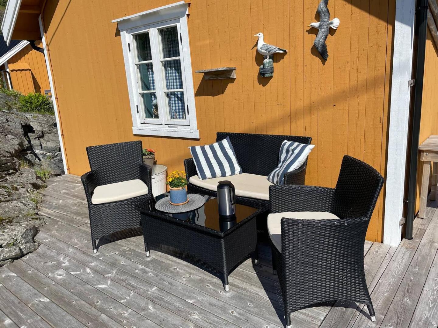 Sørvågen Koselig Rorbu Pa Tindヴィラ エクステリア 写真